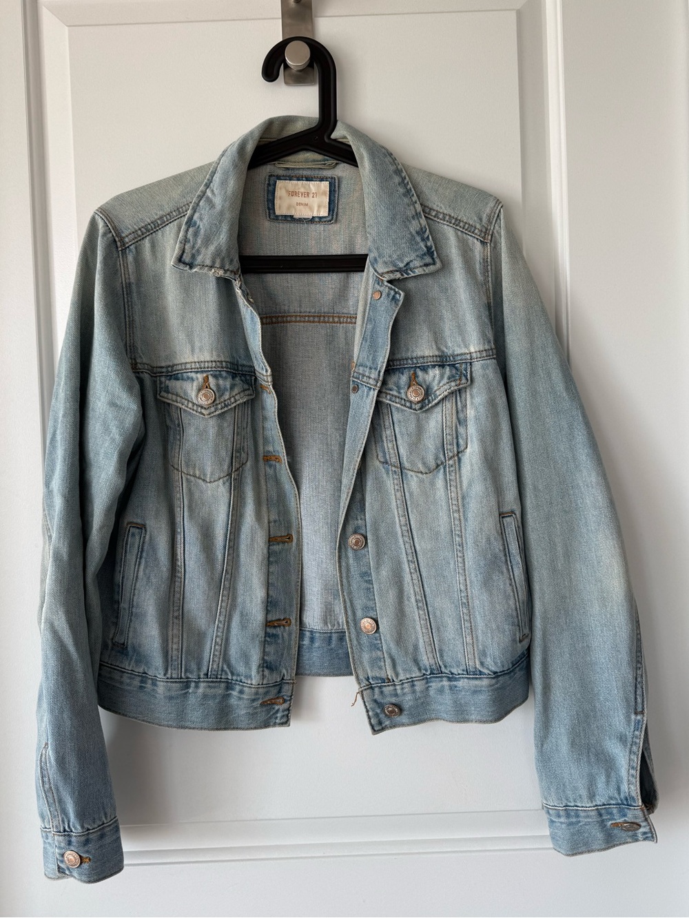 Forever 21 Light Wash Denim Jacket